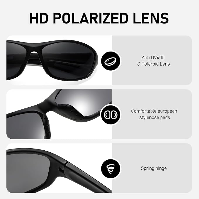 LKEYE Bifocal Reading Sunglasses Men Women Sports Style Sun Reader Wrap Around Build-In UV Protection Driving glasses LK6092