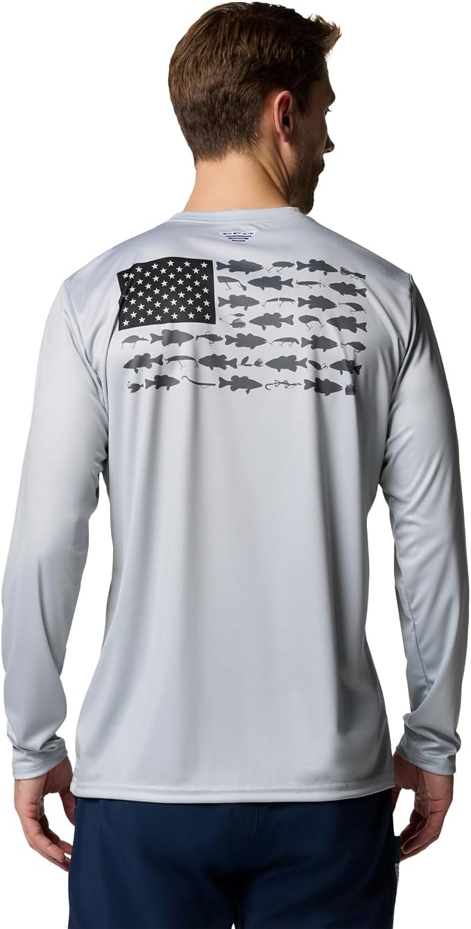 Columbia Terminal Tackle PFG Fish Flag Long Sleeve