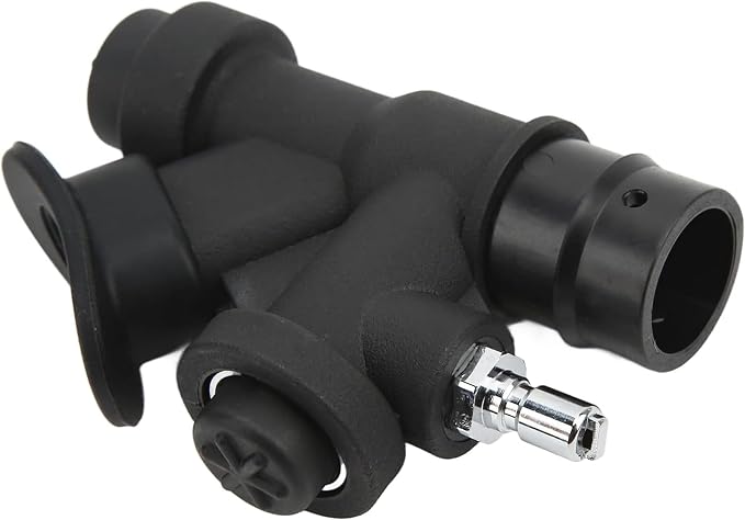 Scuba Choice Scuba Diving Universal BCD 45-Degree Oral Power Inflator - Compatible with 1" Flex Hose - Easy Replacement - Durable Design (Black) Made in USA