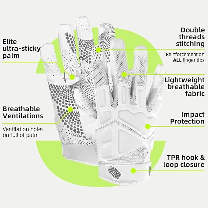 Seibertron Pro 3.0 Twelve Constellations Elite Ultra-Stick Football Receiver Gloves | Super Sticky Grip for Youth Kids Boys 8-12 Girls & Adult Men & Women, Perfect Sports Gift