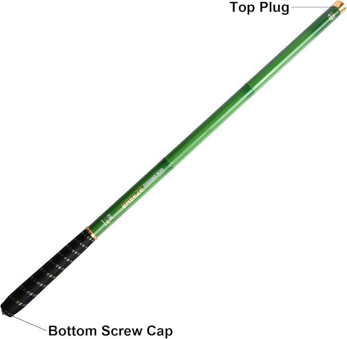 Goture Telescopic Tenkara Fishing RodPortable Hand Fishing Poles 12-24Ft | Reinforced ultralight blank resists cracking on hard runs; ideal all-round length for stream, pond & lake bank fishing