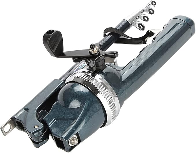 Tiiyee Fishing Rod, Fishing Pole Fishing Rod and Reel Combo Telescopic Rod | Stainless Steel Pocket Size Tackle, Collapsible Portable Design for Beginner Adults Travel Camping Saltwater Freshwater Gear