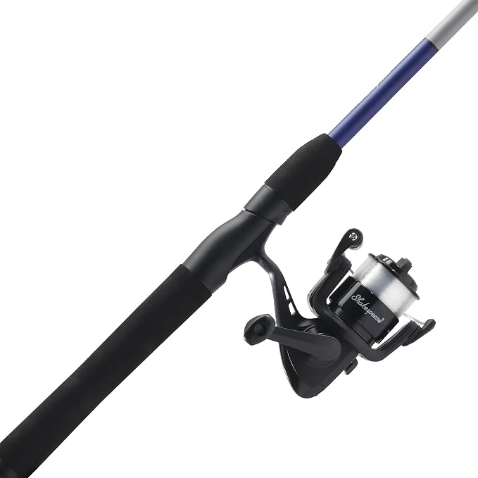 Shakespeare Catch More Fish Spinning Reel and Fishing Rod Combo with Kit