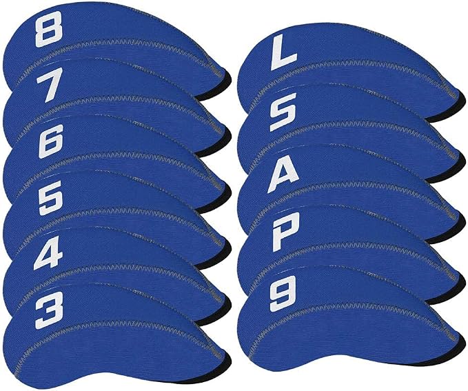 Craftsman Golf 11pcs/Set Neoprene Iron Headcover Set+3pcs/Set Driver Fairway Hybrids Headcover