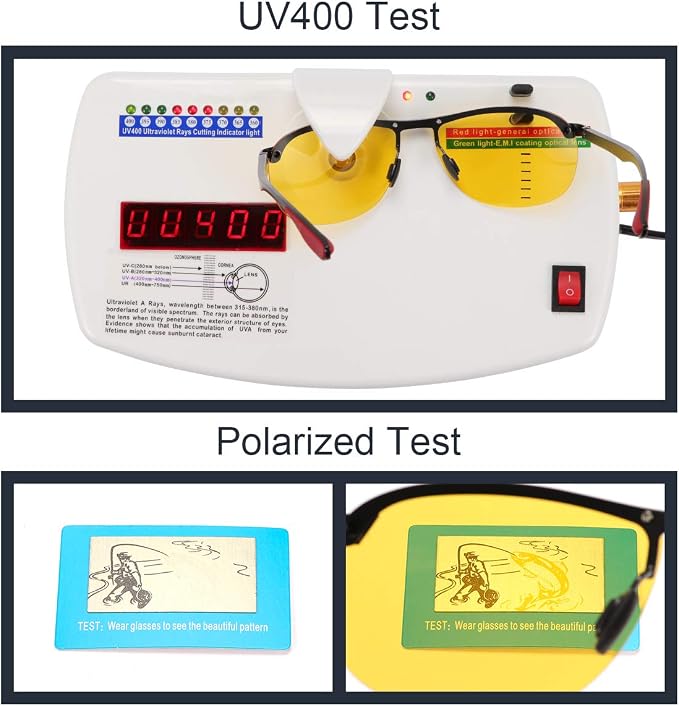 Polarized Photochromic Sunglasses for Men - UV Protection and Lightweight Sun Glasses for Driving Fishing