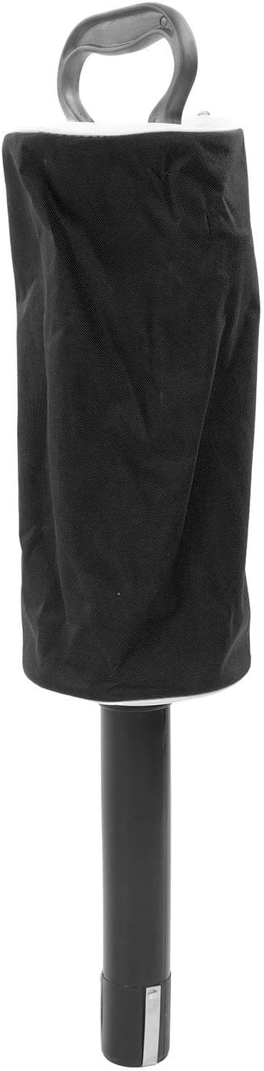 Ball Retriever with Detachable Tube | Holds 80 Balls | Rubber Handle & Nylon Bag | No Bend Pickup for Driving Range/Practice/Outdoor