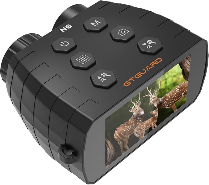Night Vision Goggles, Infrared Night Vision Binoculars for Adults, 3" HD Screen &16GB Card for Hunting, Wildlife Observation, Security,Binoculars can Save Photo and Video