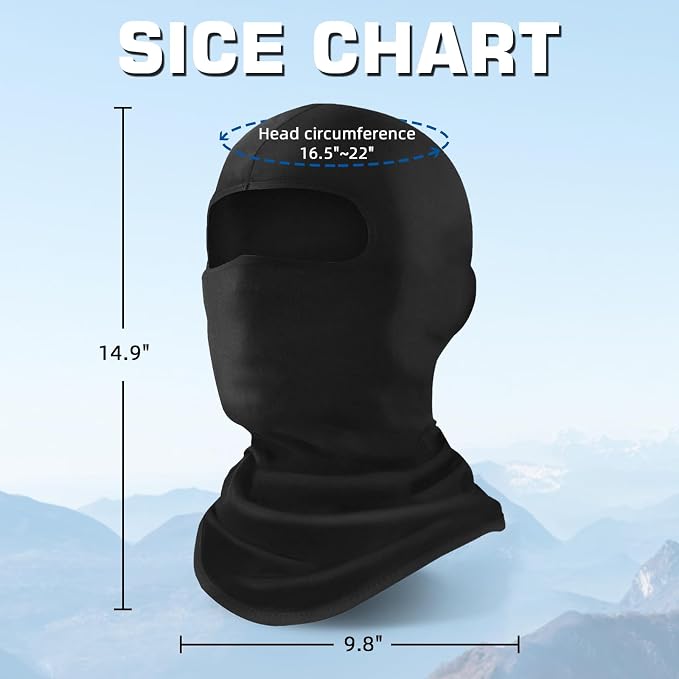Xeoxarel Balaclava Ski Mask for Men/Women (Available in 2/3/4/5/36 Pack)
