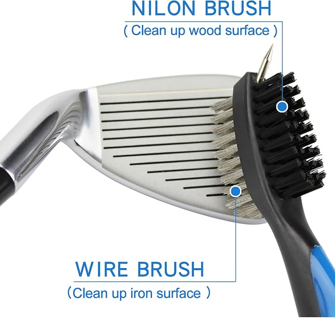 VIPMOON 3Pack and 5Pack Golf Club Cleaner Kit Golf Accessories Kit-Blue