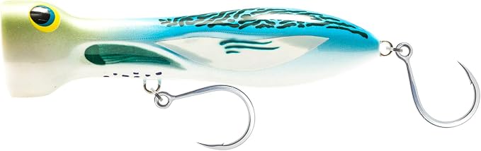 Nomad Design Chug Norris 6” (150mm) Topwater Floating Popper Fishing Lure with BKK Hooks & Durable Diamond Armour, for Bluefin & Yellowfin Tuna, Cubera Snapper, & Roosterfish