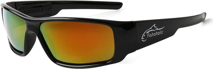Fishoholic Polarized Fishing Sunglasses UV400 (14 Options) Fishing Gift with Hard Case & Pouch