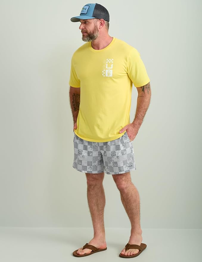 HUK Mens Performance Fishing Logo Tee, Short Sleeve T-Shirt for Men