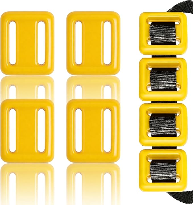4 Pcs Scuba Weight Belt,Diving Weight Belt with Metal Block Buckle Coated Dive Weights Nylon Dive Belt Suitable for Free Diving