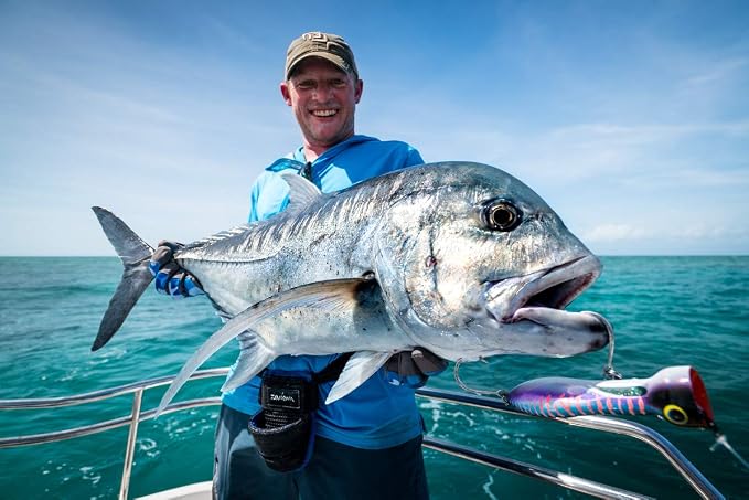 Nomad Design Chug Norris 6” (150mm) Topwater Floating Popper Fishing Lure with BKK Hooks & Durable Diamond Armour, for Bluefin & Yellowfin Tuna, Cubera Snapper, & Roosterfish