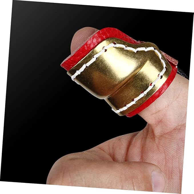BESPORTBLE 2pcs Guard Sleeve Bow Fingers Outdoor Cover Finger Protection Right Archery Copper for Shooting