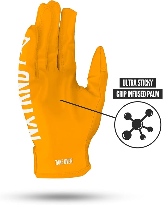 Nxtrnd G1 Pro Men's Football Gloves, Adult Sticky Receiver Gloves