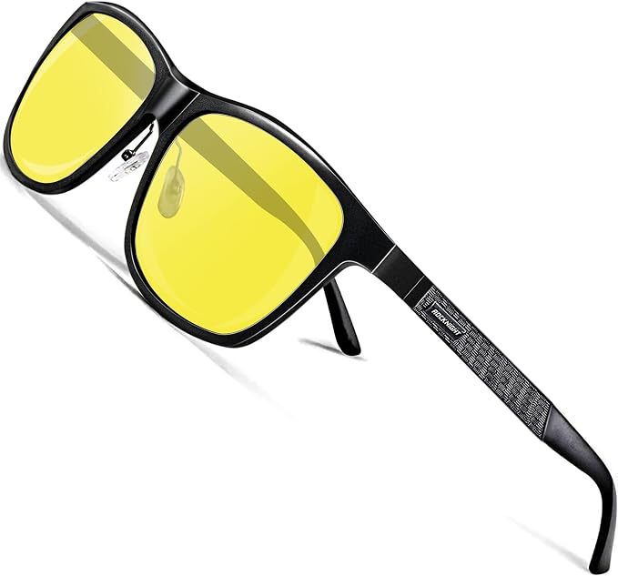 ROCKNIGHT Polarized Driving Sunglasses with Spring Hinges