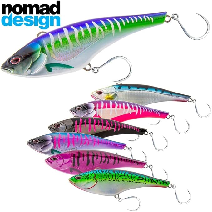 Nomad Design Chug Norris 6” (150mm) Topwater Floating Popper Fishing Lure with BKK Hooks & Durable Diamond Armour, for Bluefin & Yellowfin Tuna, Cubera Snapper, & Roosterfish