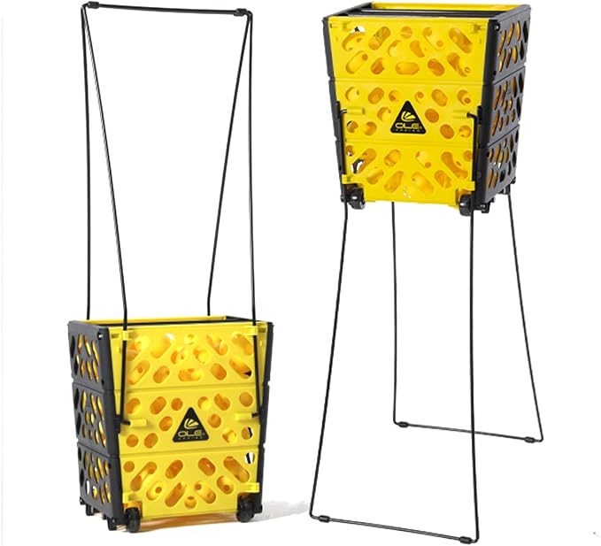 Pickleball Hopper Collector with Wheels, 40 Pickleball Balls Capacity, Lightweight Pickleball Picker Upper, Pickleball Picking Ball Picking Tool.