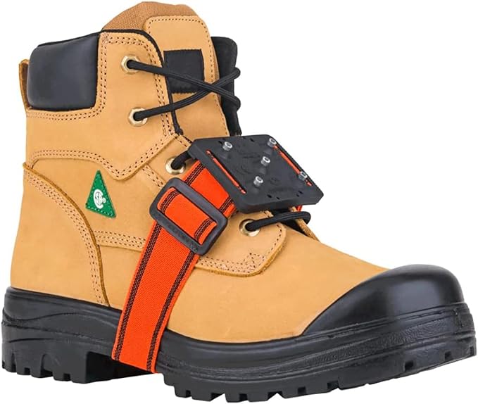 K1 Mid-Sole Ice Cleats for Men & Women - Rotatable Traction Aids For Winter Snow - Hi Vis - Original
