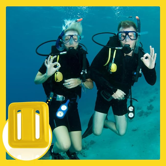 4 Pcs Dive Weights on Nylon Surfaces,Dive Weights with Diving Weight Belt,Coated Diving Weights for Freediving,Spearfishing,Scuba Weight Belt for Waist 32" to 52"