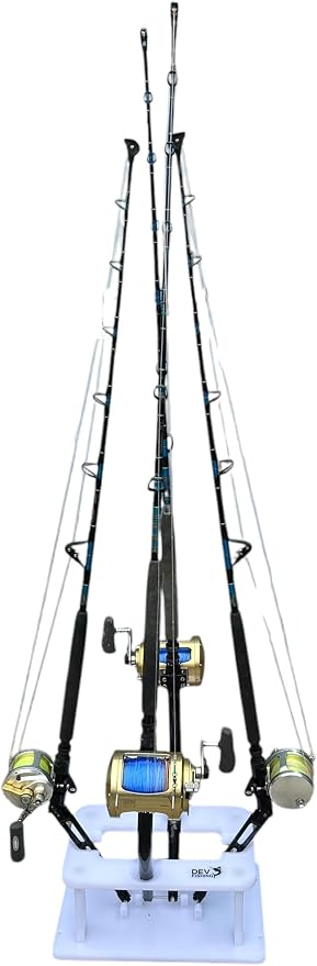 4 Bent Butt Fishing Rod Rack Storage Organizer Pole Holder Garage Stand