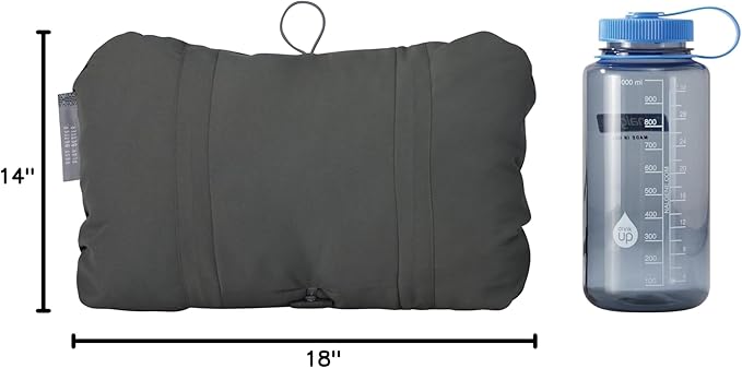 Therm-a-Rest Compressible Cinch Camping and Backpacking Pillow, Regular - 14 x 18 Inch, Outerspace