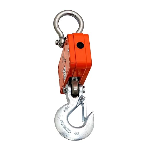 VisionTechShop Digital Crane Scale, DCS-ER 2000lb 1000kg Heavy Duty Compact Hanging Scale LED Display for Farm Factory