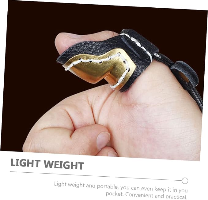 BESPORTBLE 2pcs Guard Sleeve Bow Fingers Outdoor Cover Finger Protection Right Archery Copper for Shooting