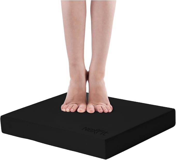 High-Density Balance Pad - Durable TPE Foam Balance Pad Physical Therapy, Foam Exercise Pad with Non-Slip Surface, Lightweight for Home & Gym Workouts, Core Strength & Balance Enhancement