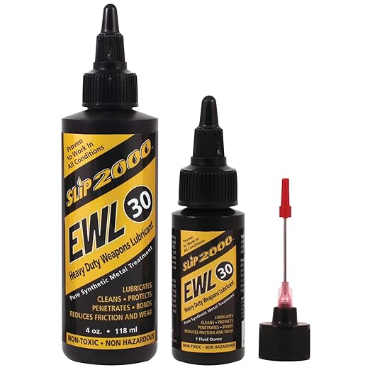 Slip 2000 EWL30 Buddy Pack, 100% Pure Synthetic CLP, Designed for High Heat Environments, 1 oz. and 4 oz. Bottles with Metal Needle Tip Applicator
