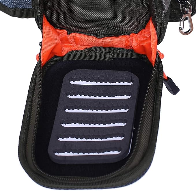 Raprance Fishing Vest for Men and Women Outdoor Activity Fly Bass Fishing Vest Backpack (Army Green,FV02)