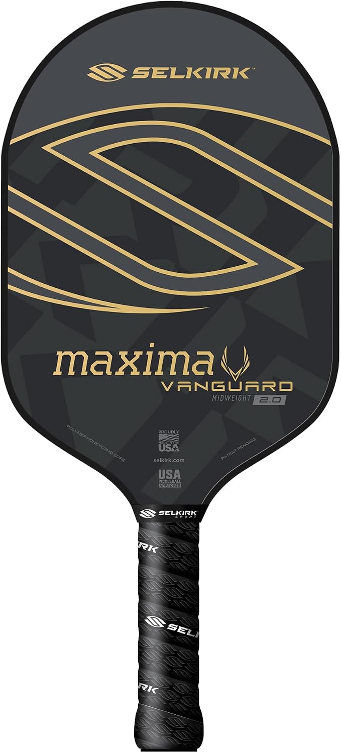 Selkirk Sport Vanguard Hybrid Pickleball Paddle | Carbon Fiber Pickleball Paddle with a Polypropylene X5 Core | Pickleball Rackets