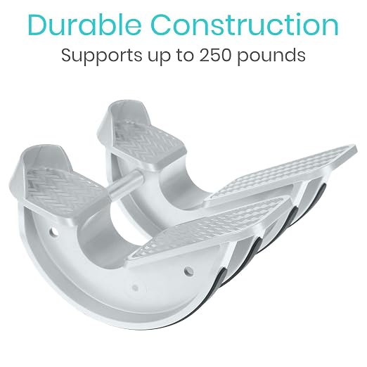 Vive Double Foot Rocker, Calf Stretcher for Achilles Tendinitis, Heel, Feet, Shin Splint, Plantar Fasciitis Pain Relief - Stretches Strained Leg Muscle, Ankle Flexibility - For Both Feet