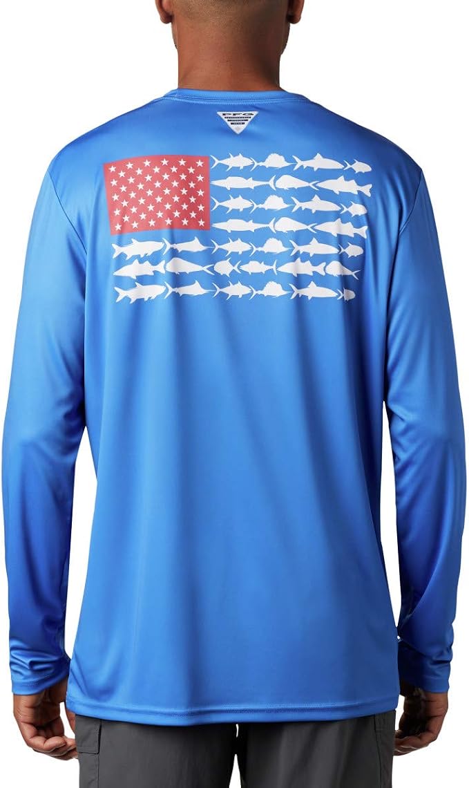 Columbia Terminal Tackle PFG Fish Flag Long Sleeve