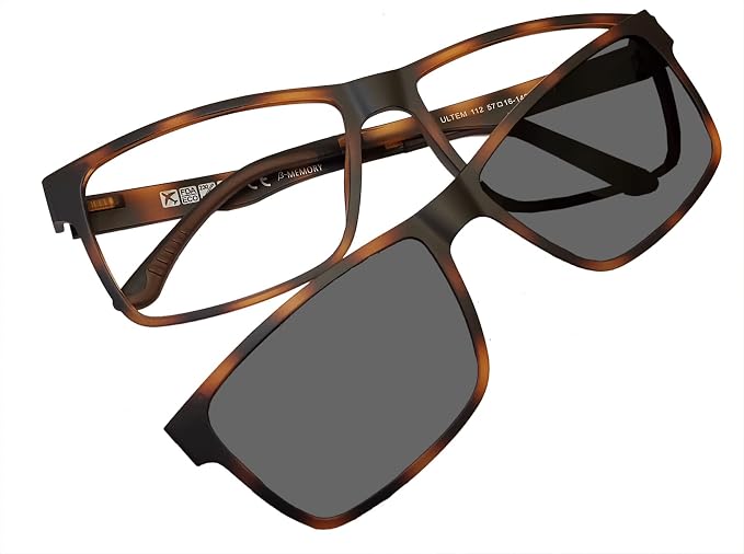 Circleperson Clip on Sunglasses for Men Magnetic glasses 2 in 1 Polarized Big Size 57-16-142