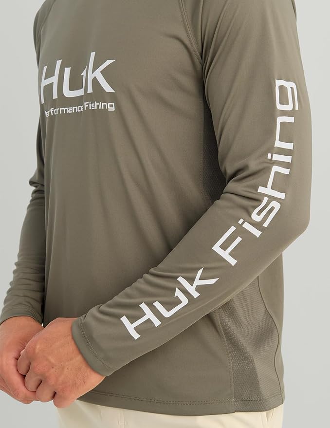 HUK Men's Pursuit Vented Long Sleeve Fishing Shirt (+30 UPF)