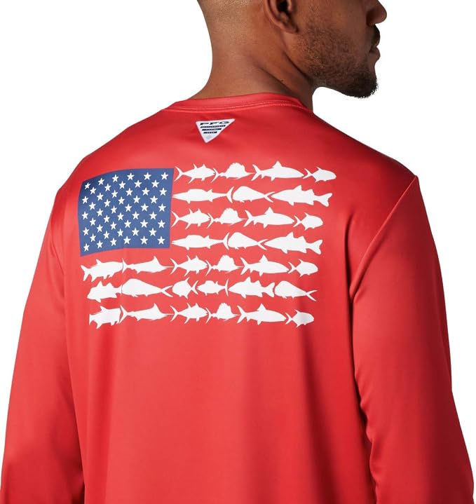 Columbia Terminal Tackle PFG Fish Flag Long Sleeve