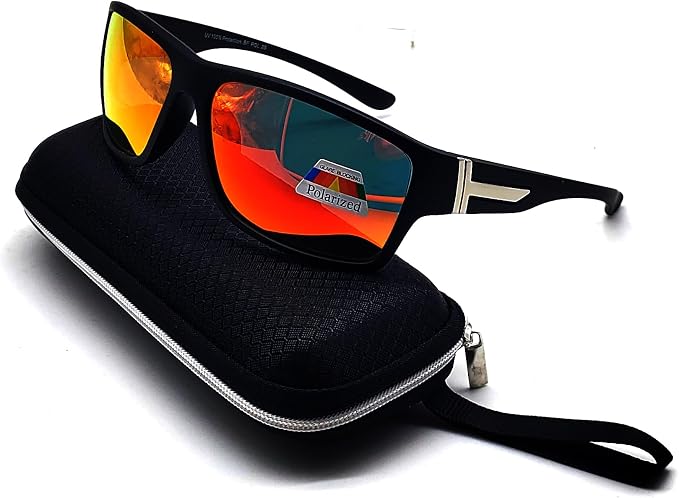 Polarized Bifocal Sunglasses Reading Glasses for Men Women Sports Wrap Silver Mirror Black Fishing Driving
