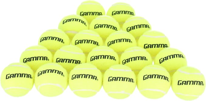 GAMMA Sports Tennis Ball Hopper Hi-Rise 75 with 20 Pack Pressureless Tennis Balls and Mesh Bag