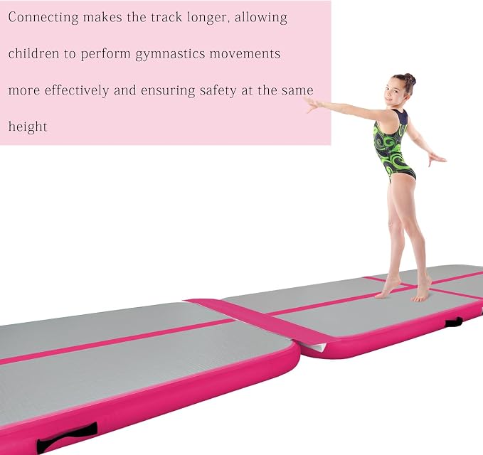 Sumery 3ft/6ft Air Mat Tumble Track Connector Tape for Inflatable Tumbling Gymnastic/Yoga/Camping White（NEW） (40)