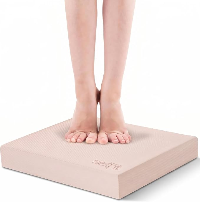 High-Density Balance Pad - Durable TPE Foam Balance Pad Physical Therapy, Foam Exercise Pad with Non-Slip Surface, Lightweight for Home & Gym Workouts, Core Strength & Balance Enhancement