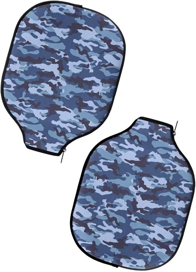 Pickleball Paddle Covers, Fits Standard Pickleball Racquets, Durable Zippered Paddle Cover Universal 8.6 x 11.4Inch