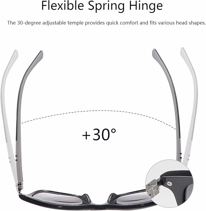 YIMI Polarized Bifocal Reading Glasses UV Protection Outdoor Sun Readers Computer Anti Blue Light Glare Glasses for Men Women