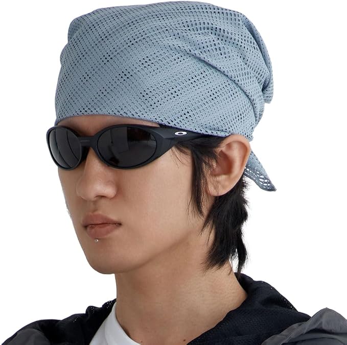 UNDERCONTROL Quick-Dry Mesh Scarf Lightweight Breathable Outdoor Bandana for Hiking, Running, Camping, Gorpcore Style Korea