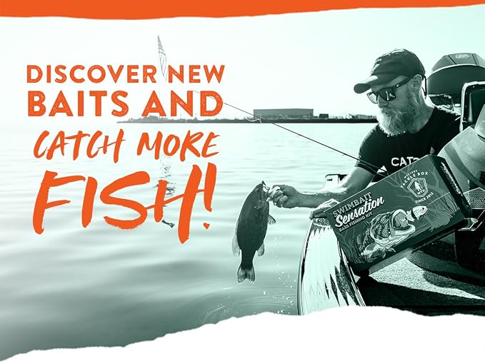 Catch Co Mystery Tackle Box Swimbaits Sensation Fishing Kit (5-7 Swimbaits)