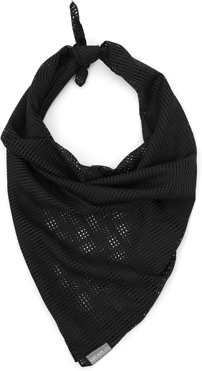 UNDERCONTROL Quick-Dry Mesh Scarf Lightweight Breathable Outdoor Bandana for Hiking, Running, Camping, Gorpcore Style Korea