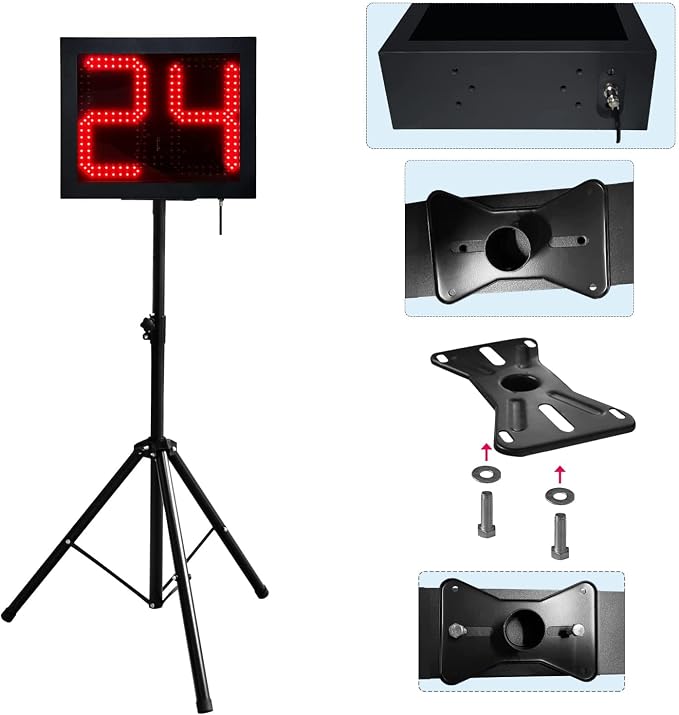 YZ Universal Tripod Baketball Scoreboard & Shot Clock