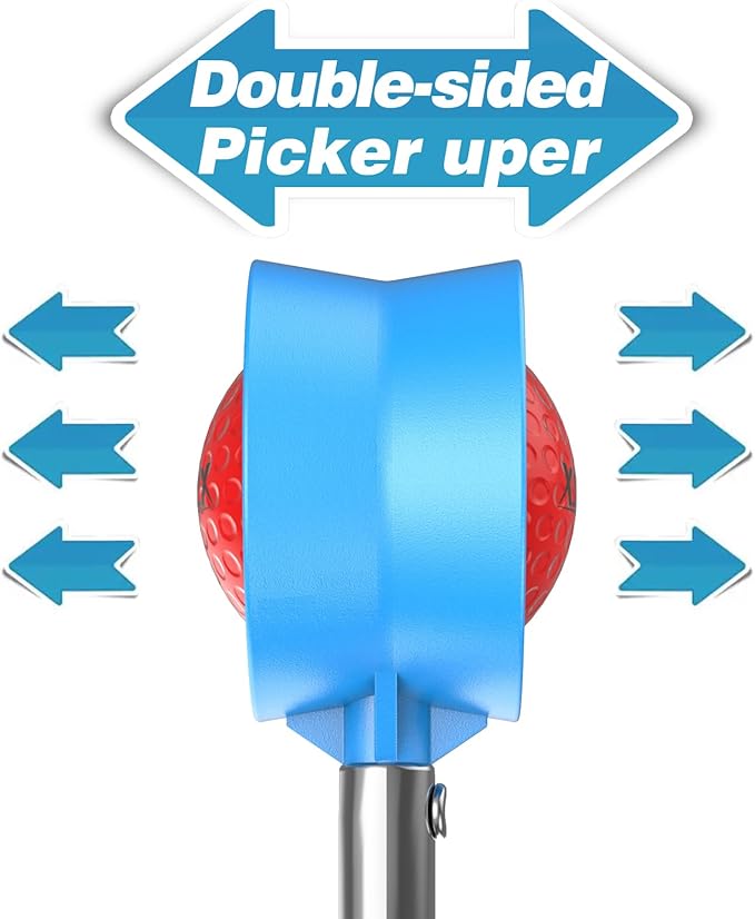 Golf Club Cleaner Bag and Telescopic Golf Ball Retriever for Water