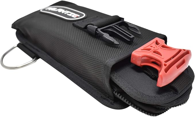 Palantic Scuba Tech Universal Diving Weight Pocket System, Heavy Duty Nylon with Quick Release Buckles & D-Rings, Impact Resistant, 10-12 lbs Capacity per Pouch, Durable - Black, Pair